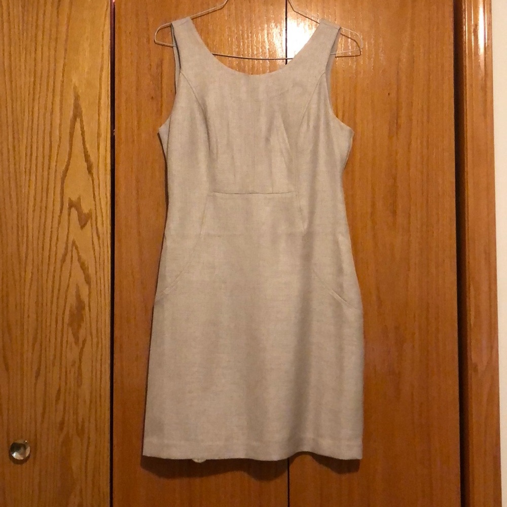 Tweed Beige Dress